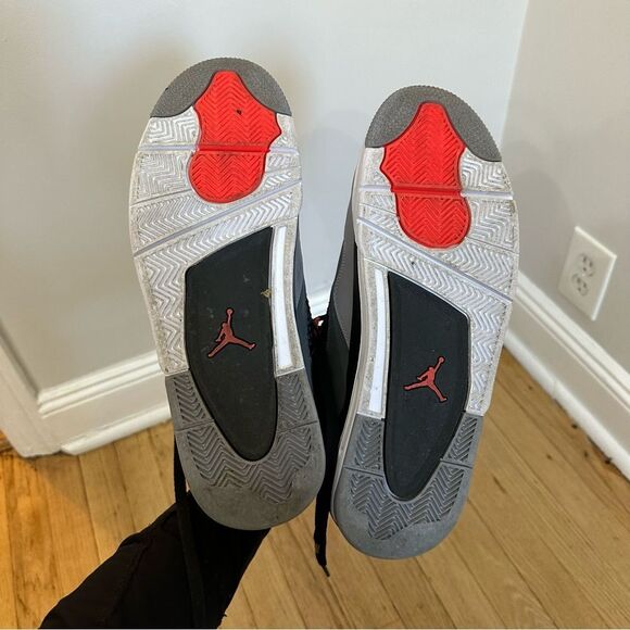 Air Jordan 4 Retro 'Infrared' Size 12 for Men - Picture 7 of 10